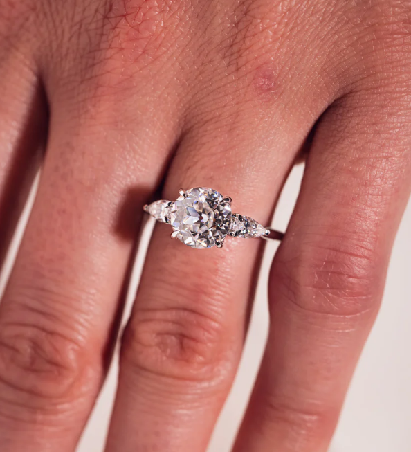 Nicola Round Pear Ring