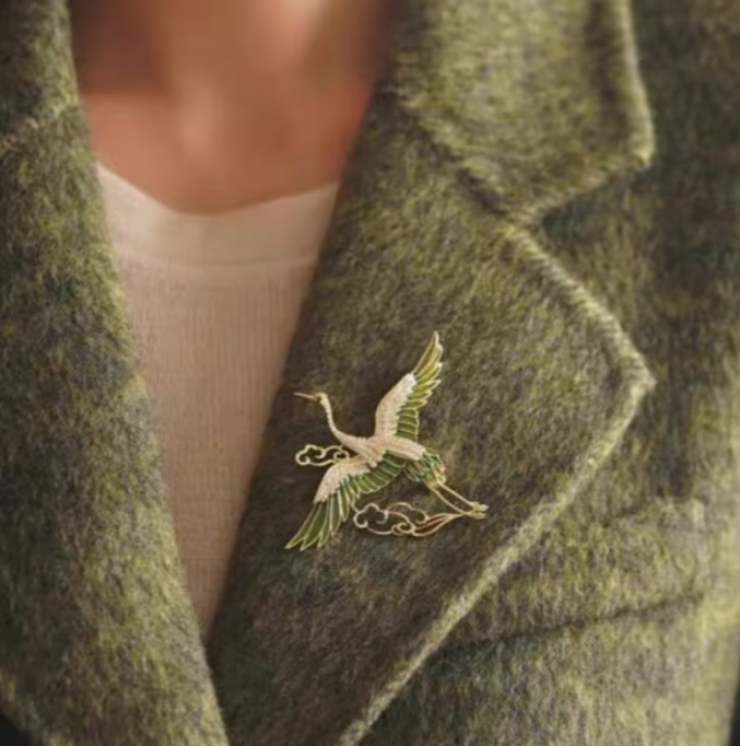 Opulent Soaring Harmony Brooch