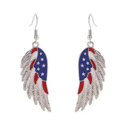 Wings of Timeless Liberty Drop Earrings