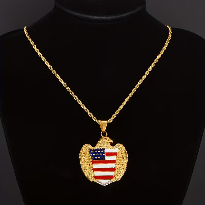 Celestial Liberty Heirloom Star Pendant Necklace