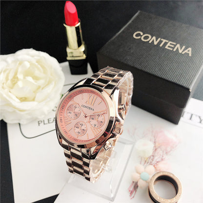 Timeless Diamond Quartz Mesh Strap Watch For Women Classic