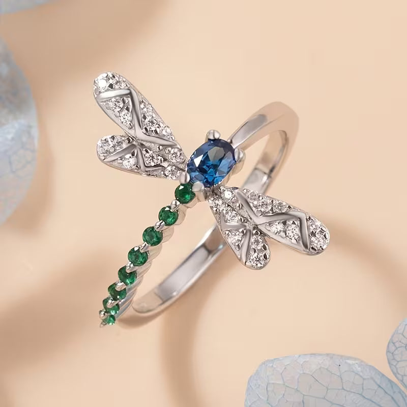 Enchanted Dragonfly Serenade Ring
