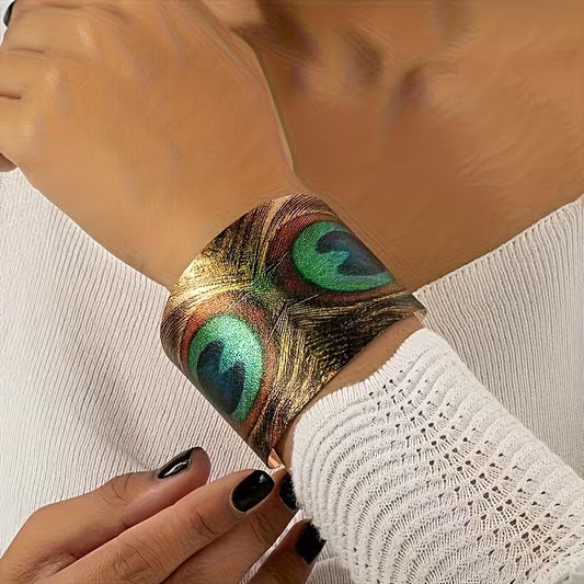 Regal Peacock Reverie Cuff