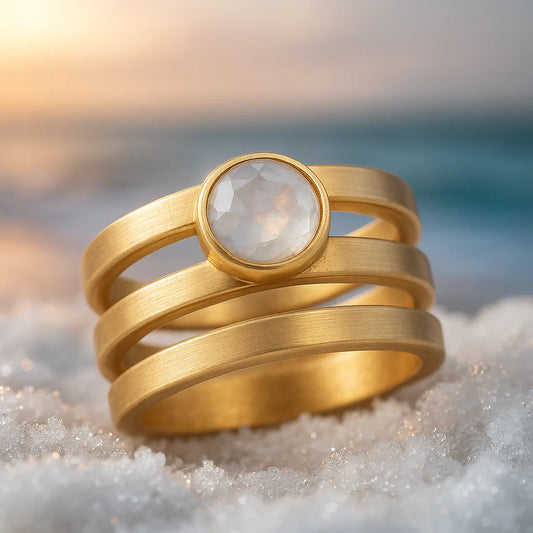 Asian Gold Multi-Layer Forefinger Ring