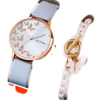Elegant Belt Watch For Women Diamond Dial Quartz Timepiece