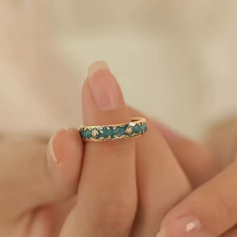 Vintage Open Cuff Elegance Ring