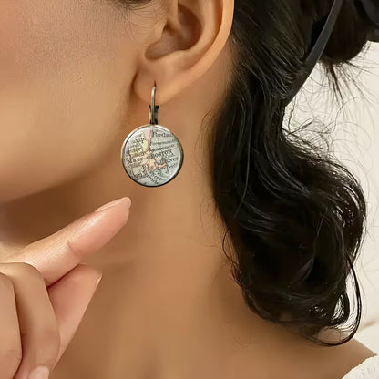 Heritage Cartography Heirloom Drop Earrings