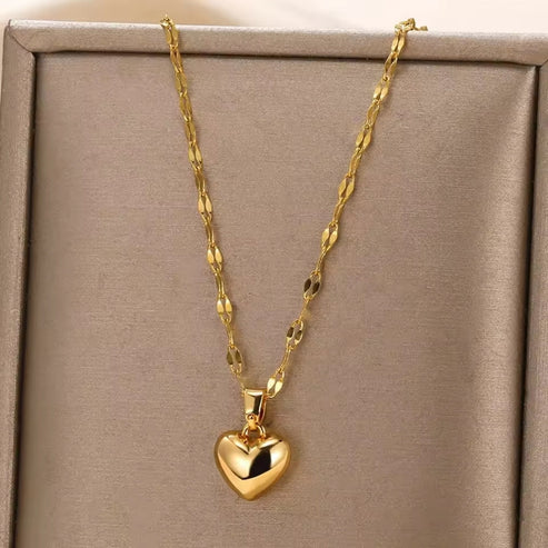 Golden Heart Necklace
