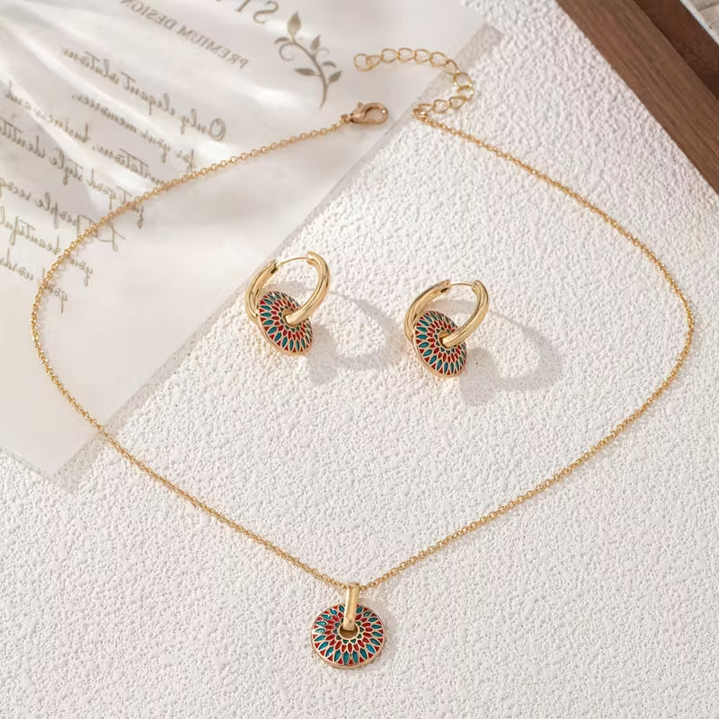 Radiant Mosaic Harmony Jewelry Set