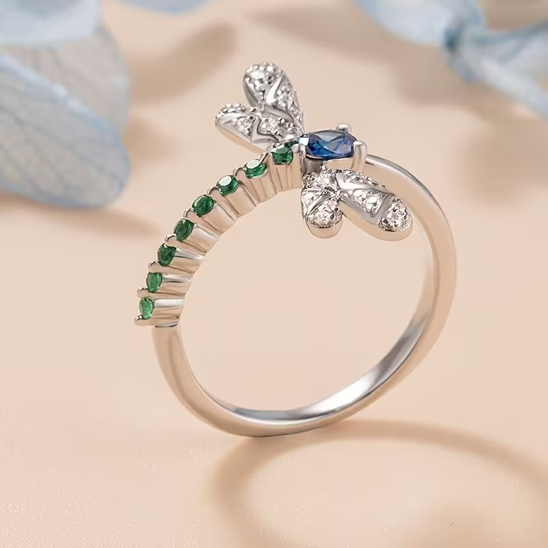 Enchanted Dragonfly Serenade Ring