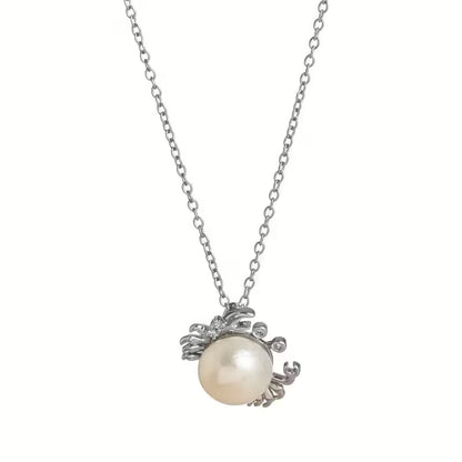 Pearlescent Ocean Reverie Pendant Necklace