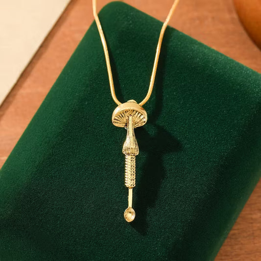 Gilded Woodland Grace Pendant