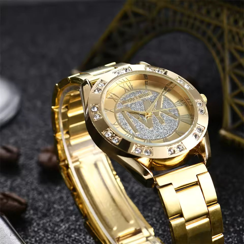 Prestige Gold Bracelet Quartz Watch TVKLogo Edition
