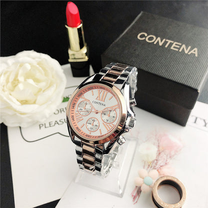 Timeless Diamond Quartz Mesh Strap Watch For Women Classic