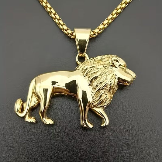 Regal Lioness of Grace Pendant Necklace