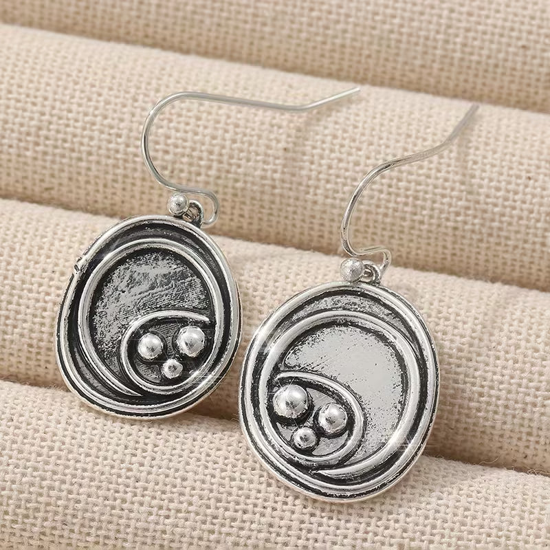 Celestial Tranquility Oval Earrings