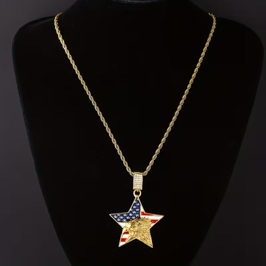 Celestial Liberty Heirloom Star Pendant Necklace