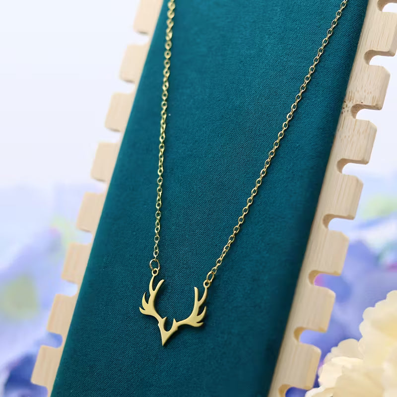 Whispering Forest Antler Grace Necklace