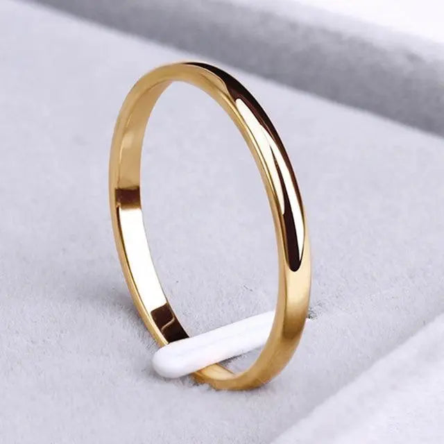 Two-Tone Gold & Silver Simple Ring