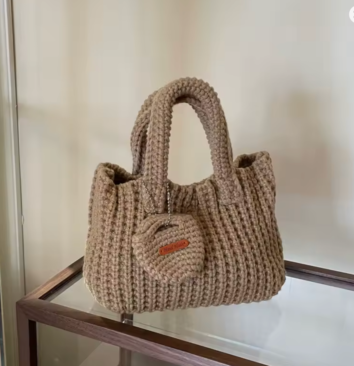 Crochet Bag with Matching Mini Pouch
