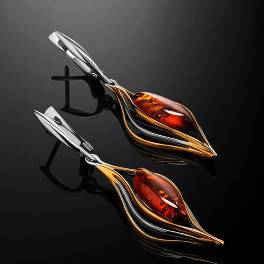 Vintage Red Desert Earrings