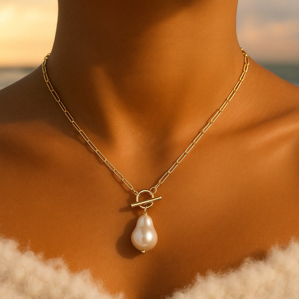 Artemia | Classic Pearl Drop Necklace