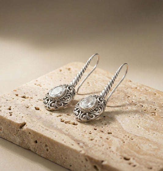 Luminescent Filigree Elegance Earrings