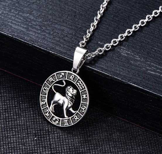 Stainless Steel Cancer Zodiac Pendant