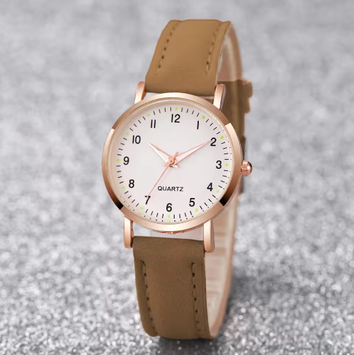 Timeless Elegant Minimalist Quartz Watch With Clean Lines