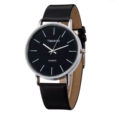 Elegant Silver Quartz Business Watch for Professionals