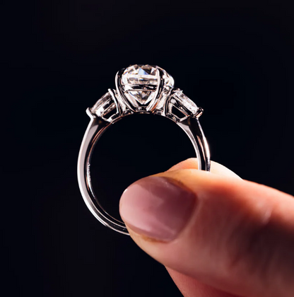 Nicola Round Pear Ring