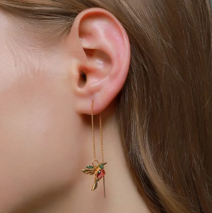 Retro Bird Fashion Earrings