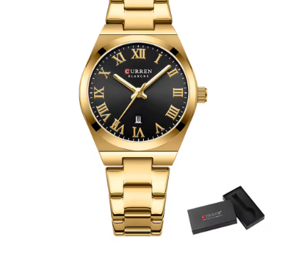 Elegant Minimalist Ladies Watch With Roman Numerals