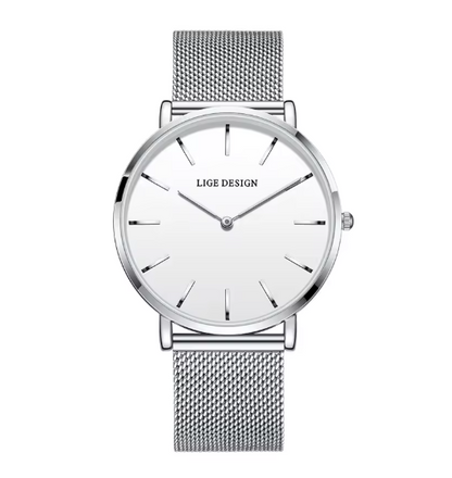 Minimalist Stainless Steel Watch for Everyday Wear