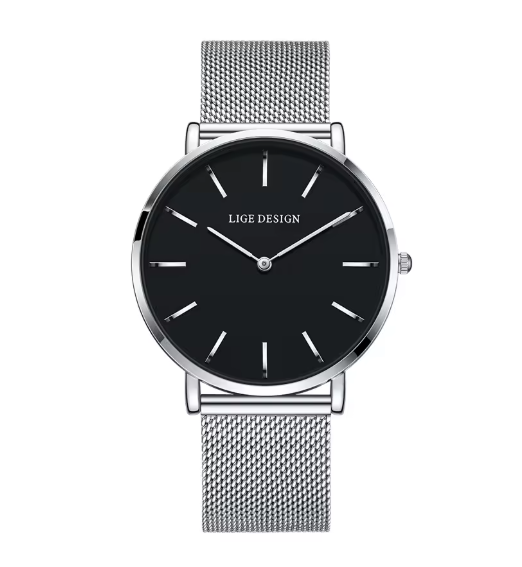 Minimalist Stainless Steel Watch for Everyday Wear