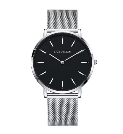 Minimalist Stainless Steel Watch for Everyday Wear