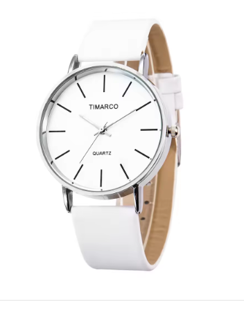 Luxurious Quartz Watch With Oversized Stainless Case