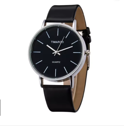 Luxurious Quartz Watch With Oversized Stainless Case