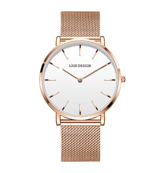 Minimalist Stainless Steel Watch for Everyday Wear