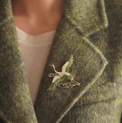 Opulent Soaring Harmony Brooch