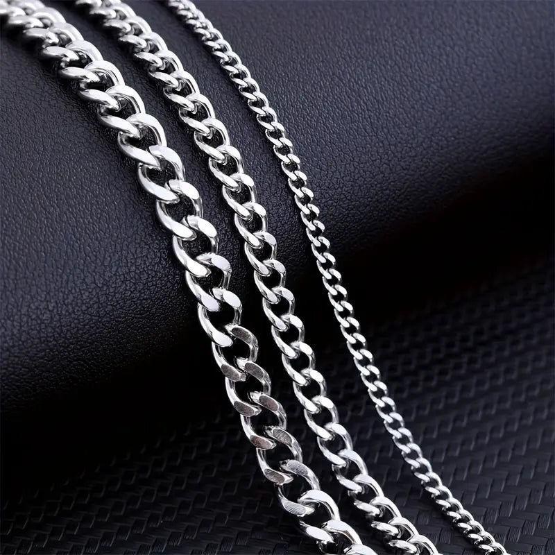 Minimalist Men's Cuban Chain Necklace
