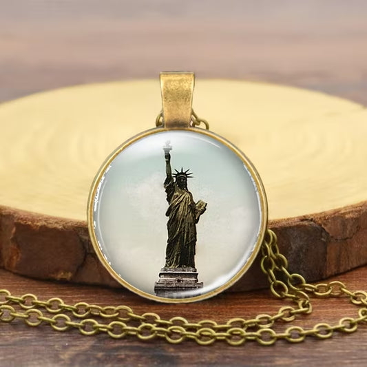 Lady Liberty Heirloom Medallion Necklace