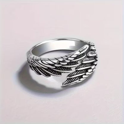 Celestial Feather Embrace Ring