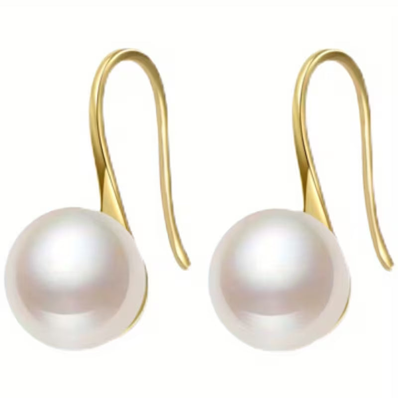 Graceful Luminary Pearl Drop Earrings