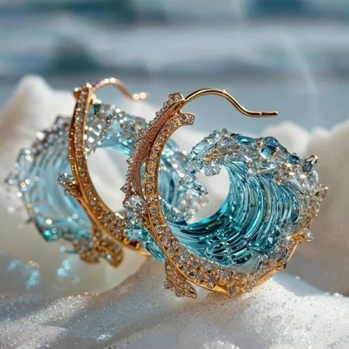 Ocean’s Wave Earrings